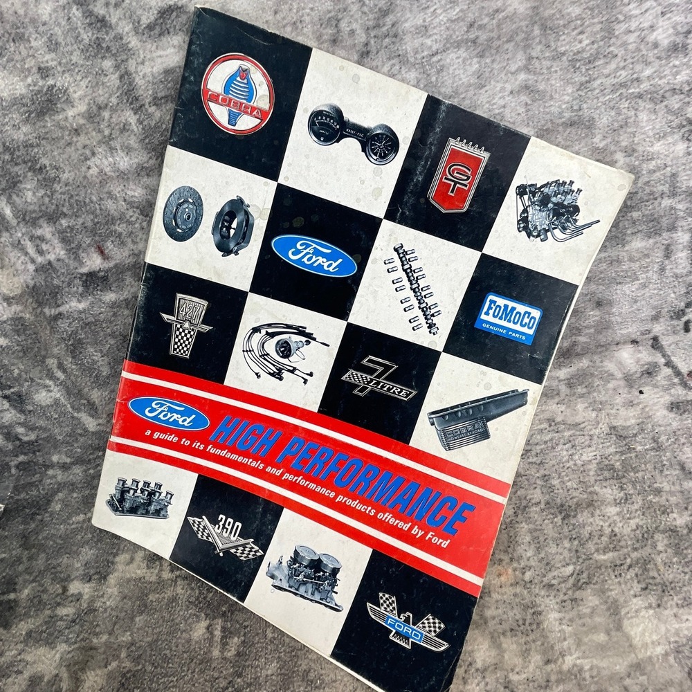 Ford High Performance Guide Cobra 221 260 289 427 Engine Tuning Manual Book